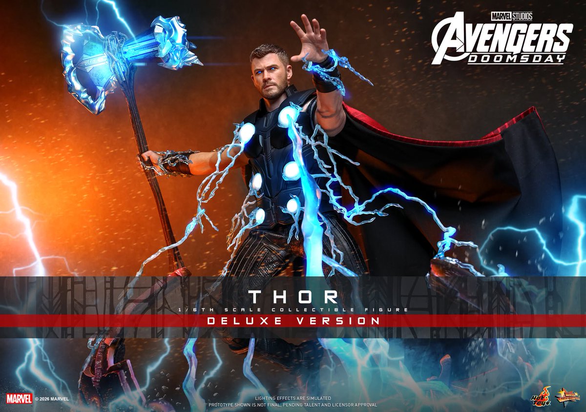 Toyark's tweet photo. Avengers: Doomsday – Hot Toys Thor Figure https://t.co/S06ZZbjzut #toyark #actionfigures https://t.co/iuAwcnHOl2