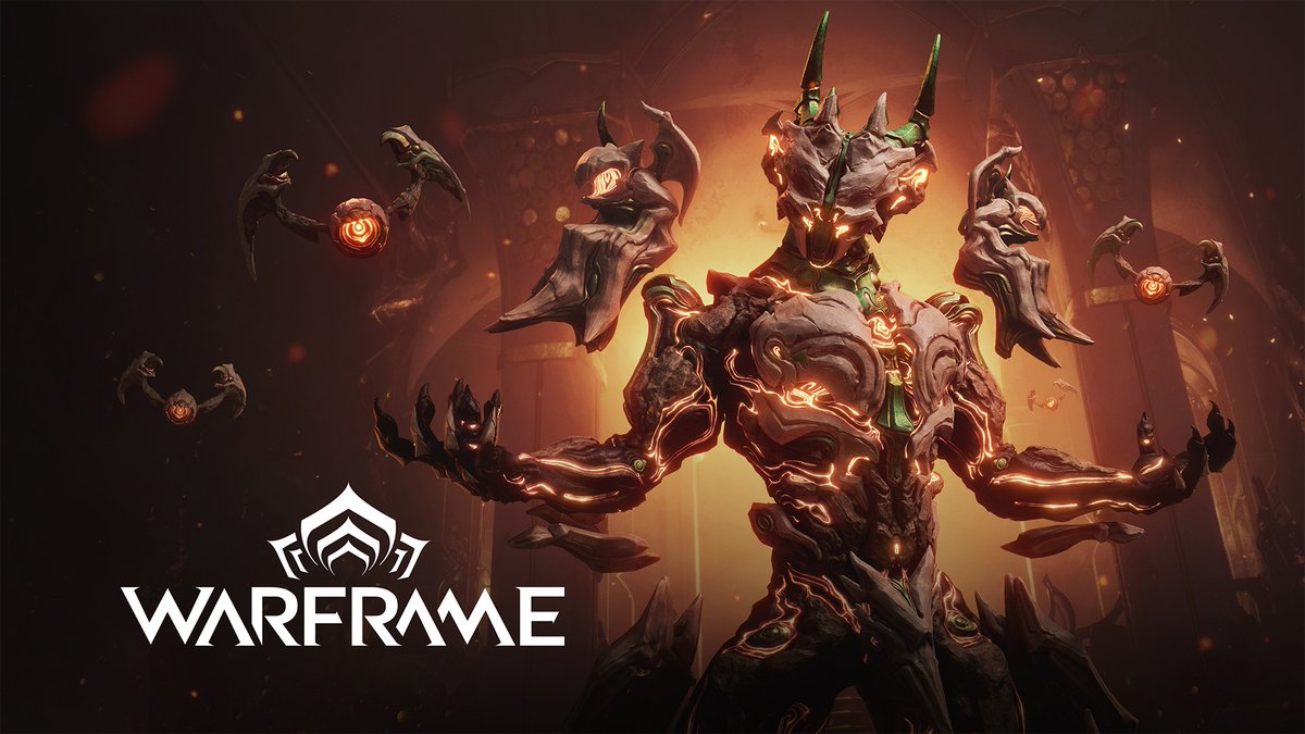 PlayWarframe's tweet photo. Drive off the presence of evil. Qorvex Basilica's monstrous shape strikes terror into those who would terrorize others.

Coming with Iceblade of Narin. https://t.co/6V98WaoSw9 https://t.co/WIaQyixg1z