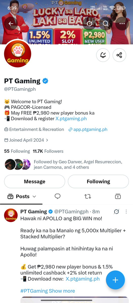 HawkerShei48283's tweet photo. @PTGamingph #PTGXCLUSIVEDROP
🆔 62184141 https://t.co/iGCmzo6jyh