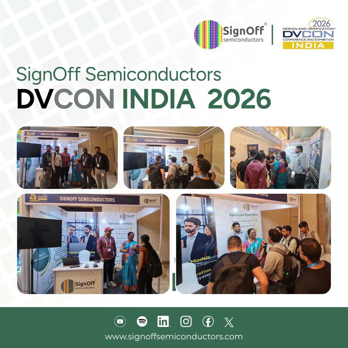 SignOffSemicon's tweet photo. DVCon India 2026

From smarter verification to faster sign-off and greater automation, one thing is clear: the future of verification is smarter and more collaborative.

Thank you to everyone who connected with us. The conversations continue

#DVConIndia2026 #SignOffSemiconductor https://t.co/lr2PCOvJXm