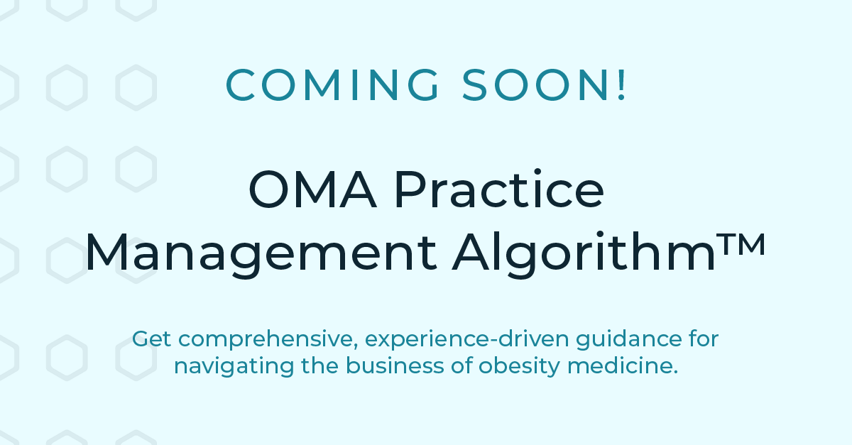 OMAsocial's tweet photo. Coming soon: the OMA Practice Management Algorithm™! Get practical, experience-driven guidance to help you navigate the business of obesity medicine, from practice operations and staffing to billing, payer strategy, marketing, and more.

Learn more: https://t.co/nx8dA80ZnG https://t.co/ddq2oVUEDi