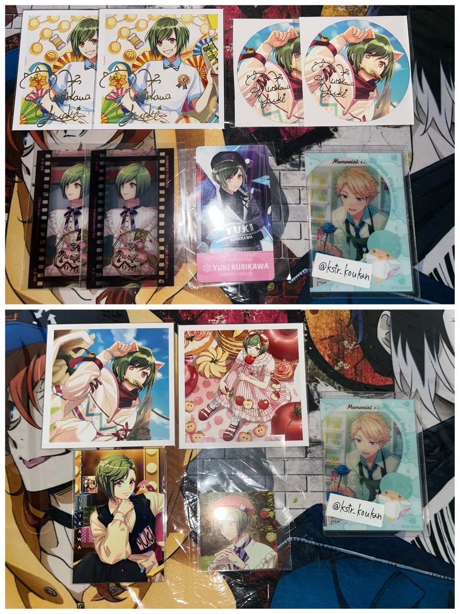 kstr_koukan's tweet photo. 【 譲渡 】 A3 ましコレ フィルコレ チケコレ 紙類 シール 箔 コースター

譲) 瑠璃川 幸

求) 800(送料込)

✿ゆうちょ銀行使用
✿画像外にグッズが見つかった場合、同封させていただきます https://t.co/1XQzYJHH0T