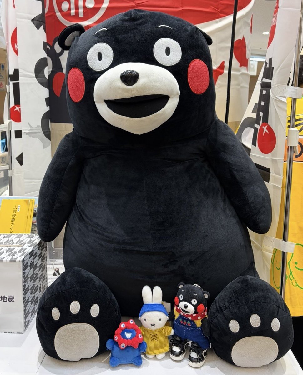 yozachan55's tweet photo. 食のみやこ　熊本県復興応援フェア
活動再開後初めてくまモンに会いに行って来ました。熊本の為に頑張るくまモンずっと応援するからね☆
八代の奇跡の梨🍐を購入☆
＃くまモン https://t.co/z0CBAXxCPc