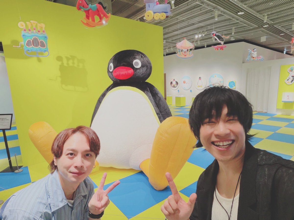 fumiya_fum's tweet photo. 有楽町ミュージアムで開催中の
『可愛いだけじゃない！？ピングー展』に岩崎さんと遊びに行ってきました。
貴重な資料やクレイモデルの展示、楽しく遊べる体験型展示など、盛り沢山で楽しかったです。
個人的には身体を動かすコーナーがへとへとになれておすすめです。
9/6まで開催中です！是非是非。 https://t.co/por9TsSccQ