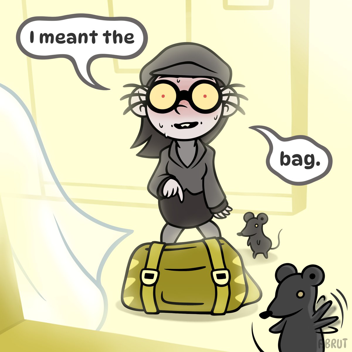 RatQueenRoutine's tweet photo. 🐀 Rat Queen Routine : Eyes on You - Part 2 🧀

#indie #webcomic #sus https://t.co/RgkMIcLvsG