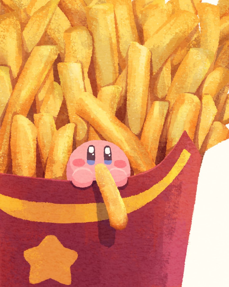 Ara_love_kirby's tweet photo. 🍟 https://t.co/dlDQjnUfaP