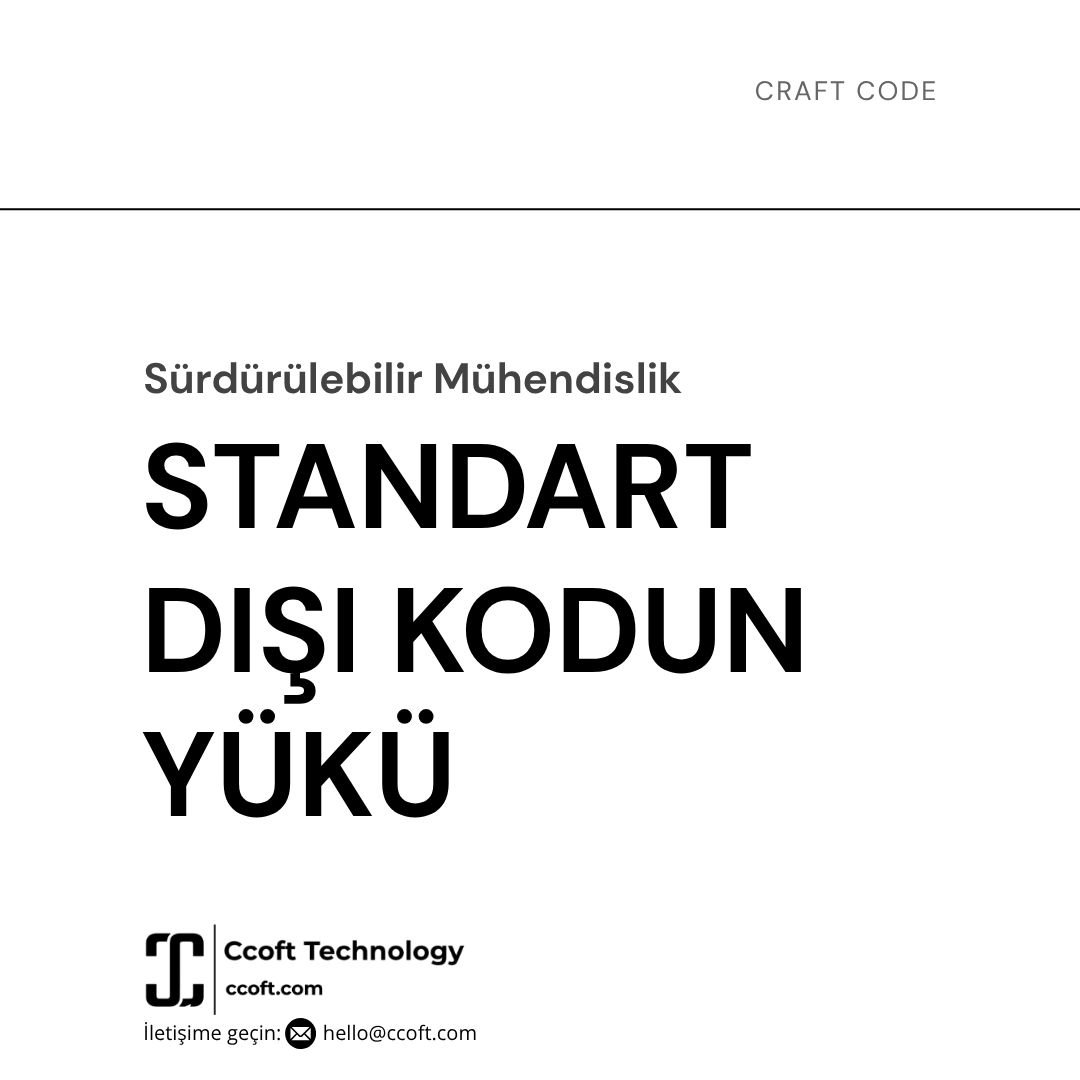 ccofttech's tweet photo. "Pazara hızlı çıkma" hedefiyle yazılan standart dışı kodlar, sonunda sistemi tamamen kilitler. Günü kurtaran satırlar değil, geleceği taşıyacak test edilebilir ve bağımsız mimariler inşa ediyoruz. Yazılım değil, mühendislik.

#CraftCode #TechDebt #SoftwareEngineering #Ccoft https://t.co/ctySOqGTzY