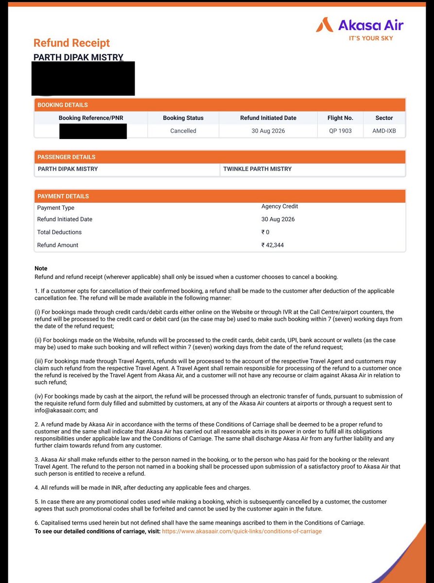 Twinkle1036's tweet photo. @goibibo @GoibiboSupport Hello Praveen

@goibibo @GoibiboSupport @Rajesh_Magow 

Its already been more than 48 hours since I have raised the issue with you. Airlines have initiated refund since 30th August. I am also attaching the SS for the same. I do not understand what is taking to long to refund. https://t.co/yJtz9gB9W3