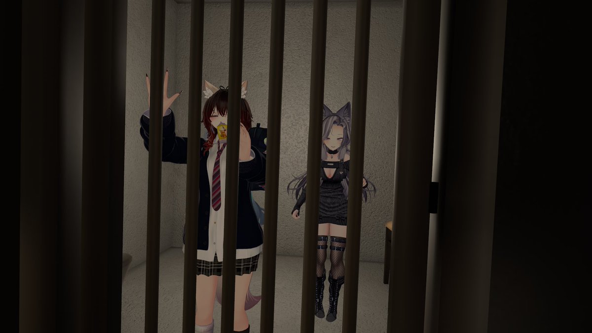 arufa_kun_5VRC's tweet photo. 今週も紫苑さんの所にお邪魔してました〜✌️
獄中界隈とバーテンこーめいさんを添えて https://t.co/mvNv1FnBER