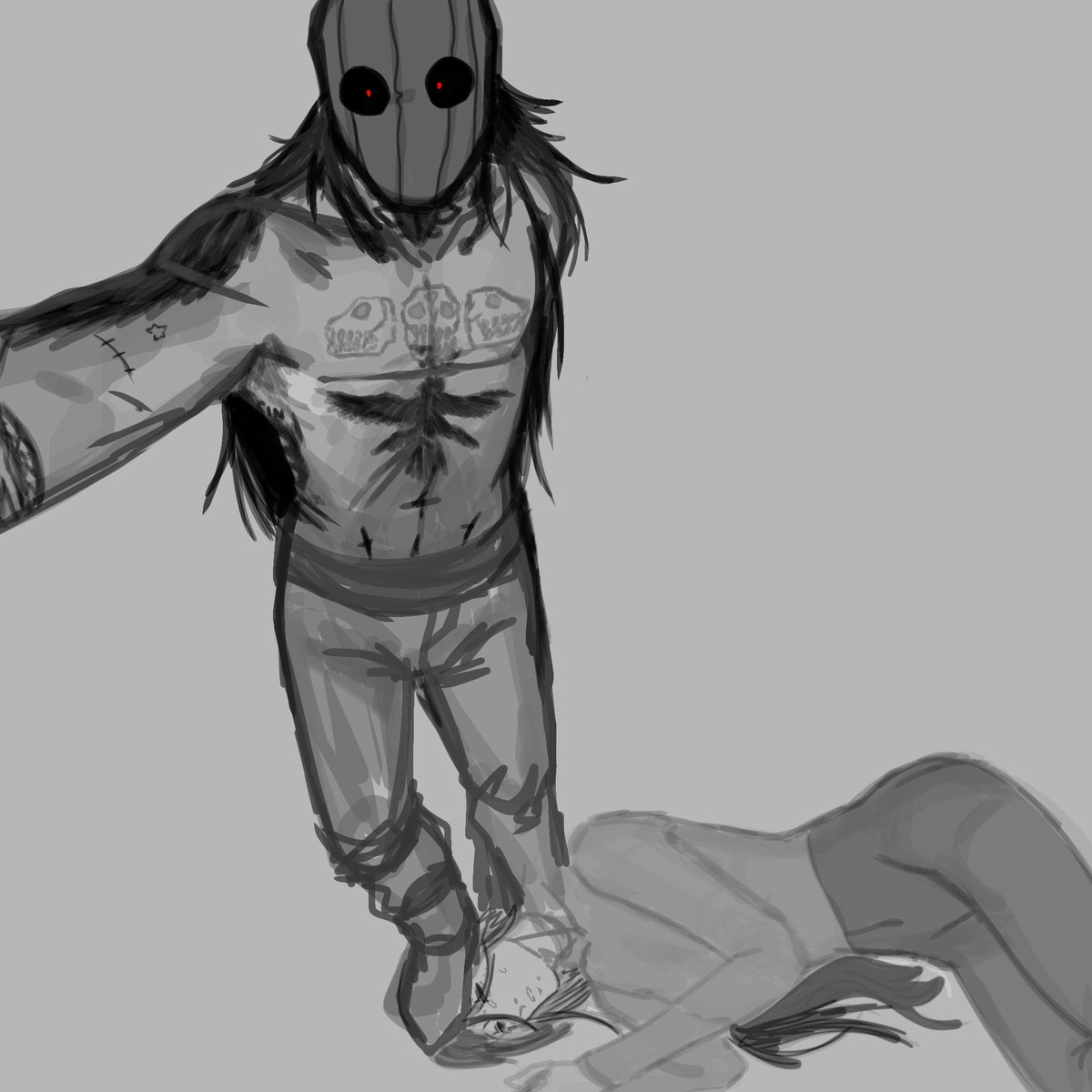 Pap3rl3af's tweet photo. I'll share some wip here , drawing this guy is a hard job but im glad to get back on art cause of him lol.. uuh yeah. Expect some issues im still learning anatomy <//3  sksks
#w1wd #w1wdeli #wh4t1w0uldntd0 https://t.co/kkabxp0EDl