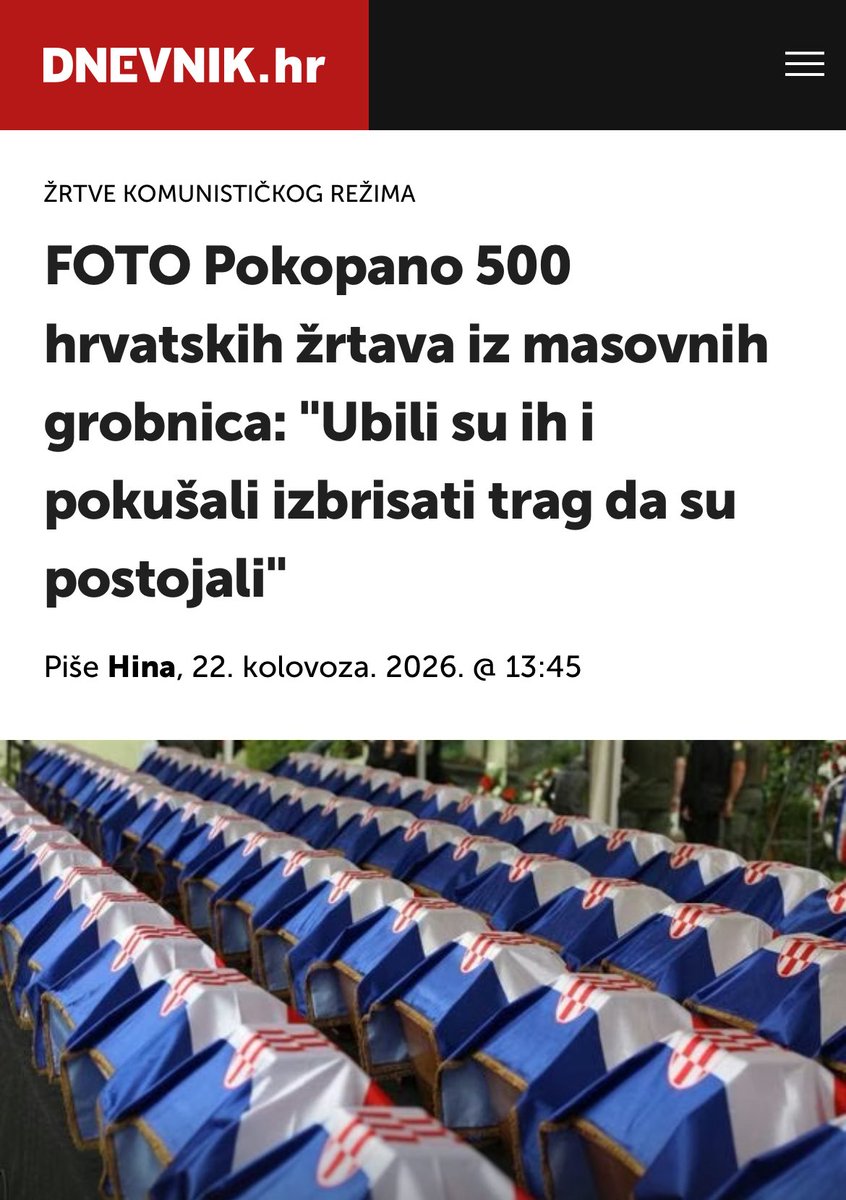 _kovacevicvuk's tweet photo. @TomislavSokol Да ли су ово те 🇪🇺 тековине на које српско друштво треба да се угледа? Глорификација усташког режима у 🇭🇷 живи и данас, и као таква, 🇭🇷 нема права да држи часове демократије и људских права никоме у региону, поготово не 🇲🇪 и 🇷🇸. Суочавање с прошлошћу треба да крене од Загреба! https://t.co/aX6zX3tdD1