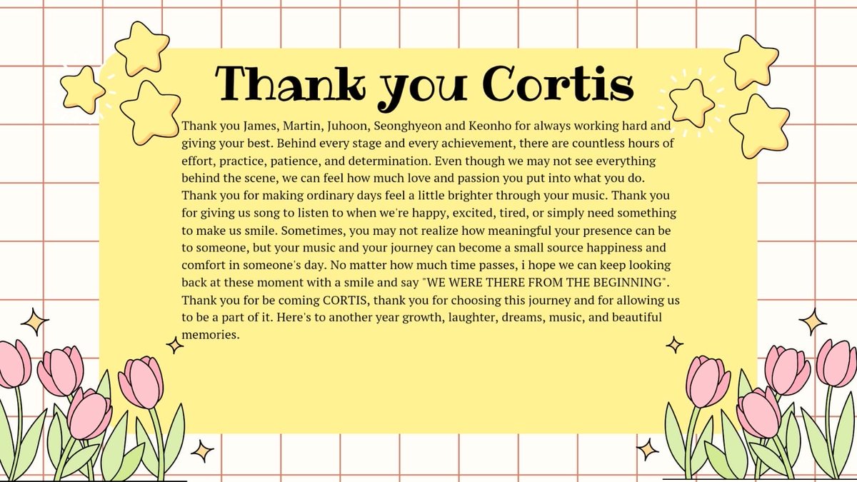 l0v3lyora_'s tweet photo. @juhoonftmd All rules done kak @juhoonftmd wish me luck🥹✨
Let's continue this journey together, one song, one stage, and one beautiful memory at a time. CORTIS, let's go even further!
#코르티스코어_일주년을_축하해 #FirstYearOutsideTheLines #CORTIS #코르티스 https://t.co/DJRUP86FYN