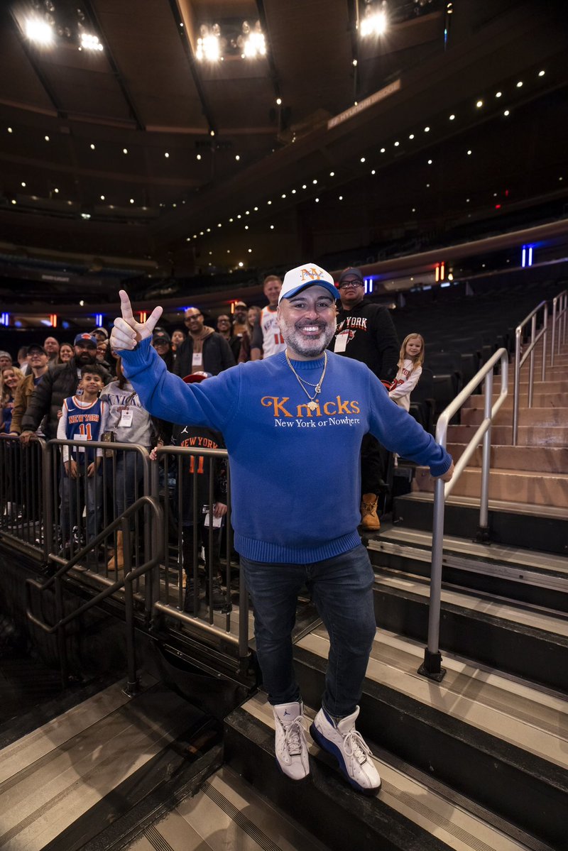 AnthonyMSG's tweet photo. The #Knicks open up this season in less than 2 months and as always I’m planning another year of great and unforgettable events for the greatest fans in the world! 

Unfortunately there won’t me an event for the home opener but there will games all season and I’m looking forward to seeing everyone back and also welcoming new faces! 

And as always the events are perfect for kids! 

If you’re interested in seeing my full list of games I’ll be hosting please shoot me a DM! 

Let’s Go #Knicks!!! 🧡💙🏀