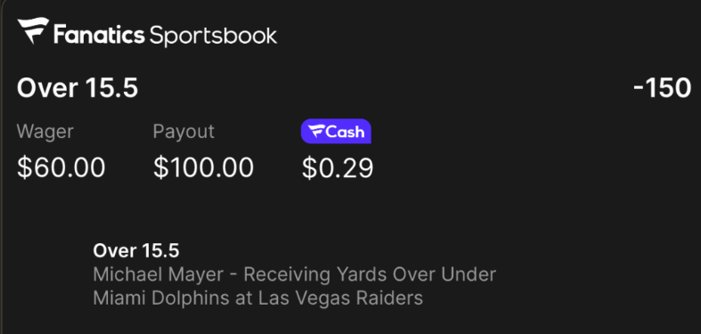 PropHolliday's tweet photo. Week 1

🏈Michael Mayer (LVR) o15.5 rec yards (-150) 1.5u

Can Klint Kubiak finally unlock Mayer? I think so.  

Kubiak ran the 6th most 12 personnel last season in Seattle and this WR room is without question the worst in the league. Expecting Bowers and Mayer to headline this receiving core as their two most talented pass catchers.

Out of the 11 snaps that the first team offense ran in one preseason, Mayer played 9 (same as Bowers) and it was more than any WR on the team. He even got a TD on a redzone look!

I think going forward his lines will be in the 27-35 range most weeks so we gobble up this 15.5 if you can get it on Fanatics. If not, I’d still play the 17.5 for 1u.