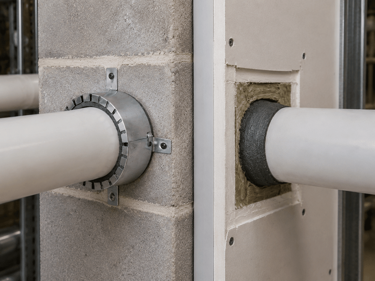 MartynYoung_FP's tweet photo. Fire Collars vs Fire Wraps: What’s the Difference?

View More: https://t.co/V7ebCxfIXv

When plastic pipes pass through fire-resistant walls or floors, they can create a serious weakness i... https://t.co/5BzatnE0Aa