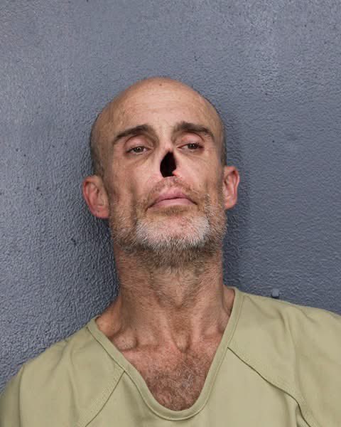Thefactsdude's tweet photo. NEW: Florida man booked on meth trafficking, cocaine, and a fake ID

Charles Wilson Pastore, 46, was arrested September 3 by Fort Lauderdale police and booked into the main jail.

He is charged with trafficking methamphetamine (14 to 28 grams), possession of methamphetamine, possession of cocaine, possessing a forged driver’s license or ID, and drug paraphernalia.

He nose what he’s doing.