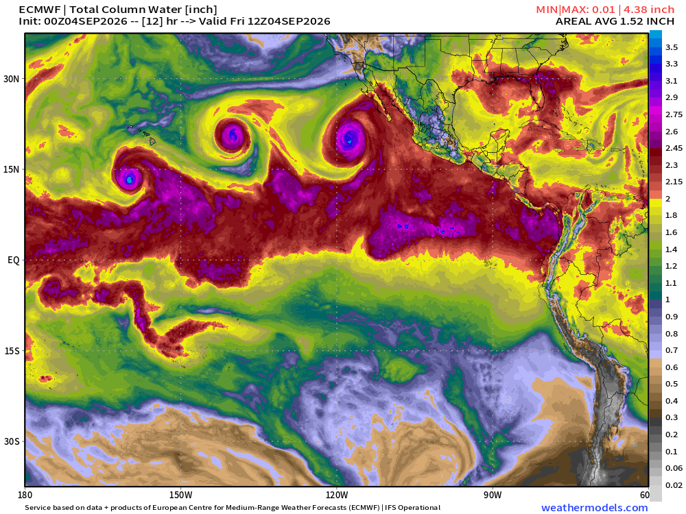 RyanWeather's tweet photo. I am concerned that I will need to add even more colors to my El Niño sea surface temperature anomaly map.

Never thought I would need go beyond "boiling red" and "liquid magma"

Summer 2026 Eastern Pacific is a "blast furnace" spawning hurricanes like a video game. https://t.co/o5KSCtpeDL