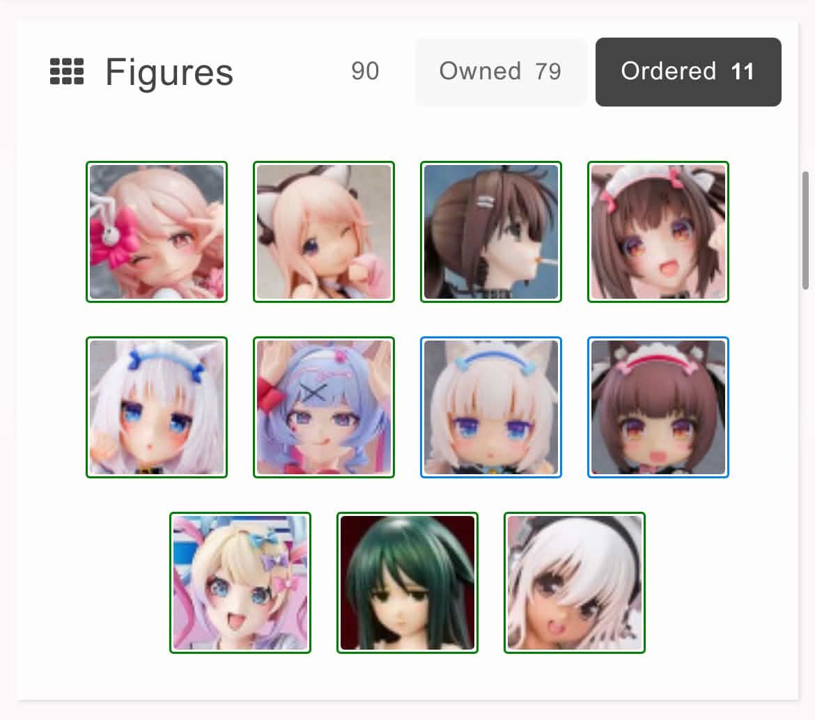 dollieganger's tweet photo. i snapped back to reality and calculated all my figure preorders... dude i do not have the money for all of these 💀💀 i lowkey need to cancel some/sell when i get them... ugh:( https://t.co/5qRhPzaug9