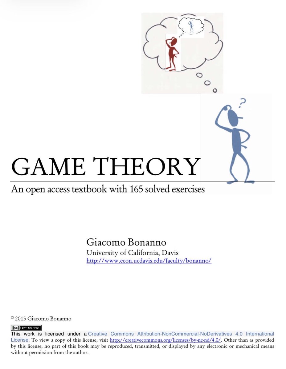 KirkDBorne's tweet photo. [Download 585-page PDF eBook]

Game Theory: https://t.co/8NySL3GFmu
—————
#GameTheory #Gamification #Mathematics #Statistics #Probability https://t.co/xEcpV3REgr