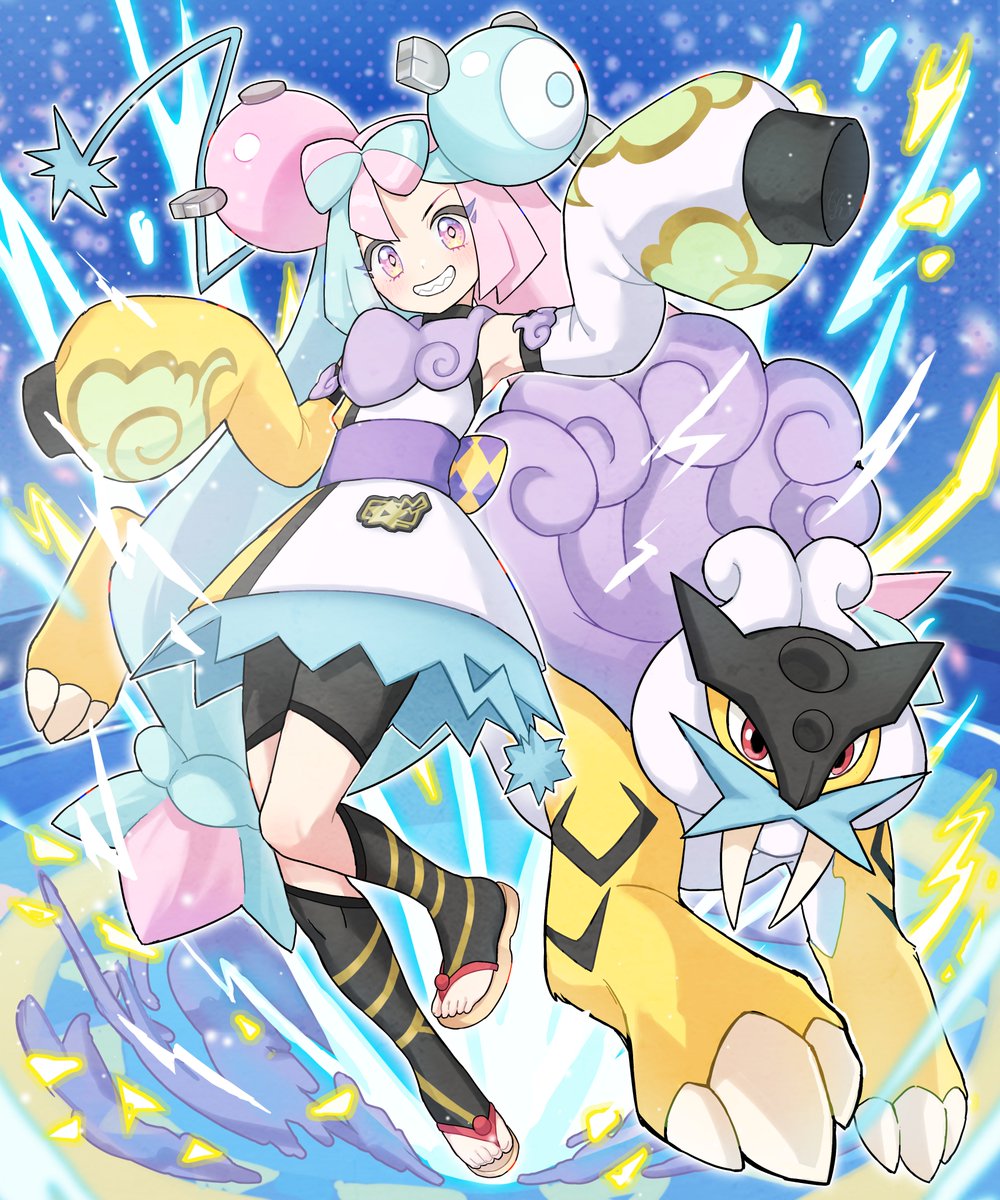 _Charisu's tweet photo. ナンジャモとライコウ ! https://t.co/fn33SWZl1m
