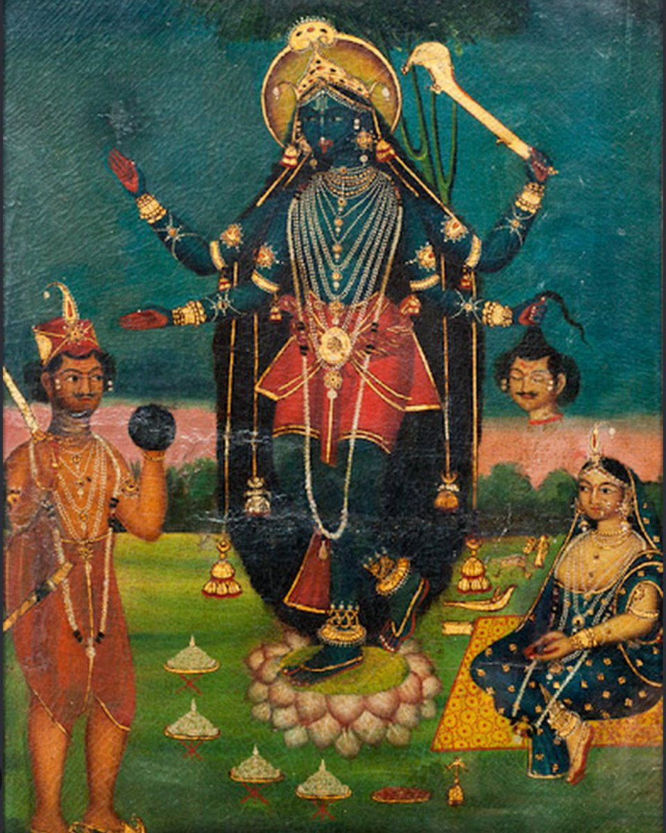 TradOrient15's tweet photo. Kali is Krishna and Krishna is Kali 🌺

Krsna and Krsnadeha are the 36th and 37th names of Maa Kali in the Kali Sahasranama Strotram.

Krishna Deha means She who has a dark body just like Krishna. 🌺🙏

Jai Maa Kali 🌺
@RajanThakar3 https://t.co/sADSRrPbxU