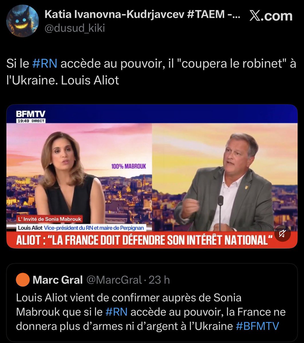 VolodimirZelen1's tweet photo. ‼️ RAPPEL : LA FRANCE A SIGNÉ DES MILLIARDS D’EUROS DE CONTRATS AVEC L’UKRAINE PAYÉS PAR L’ARGENT … RUSSE !

« Couper le robinet » comme le dit le Rn, c’est SUPPRIMER des contrats et des emplois en FRANCE pour faire plaisir à Poutine ! Ces gens sont des traîtres https://t.co/z7gey2X9Va