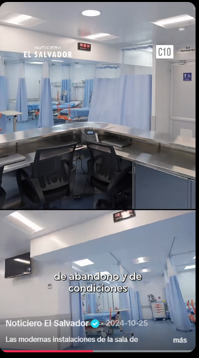EddBubbles's tweet photo. @thorhn2 bueno ahi es la emergencia del b la granja, para que vean como es el seguro, y comparemos la diferencia de un hospital público de el SV. https://t.co/KOcLiZaadf