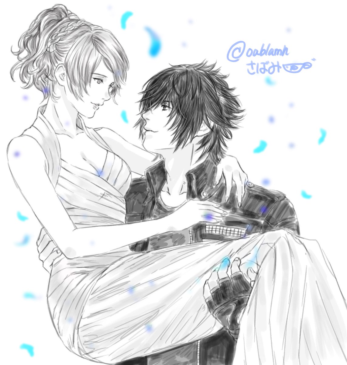oablamh's tweet photo. ノクティス王子、ルナフレーナ様
お誕生日おめでとうございます🎂🎉

#HBDLuna 
#HBDNoctis https://t.co/HbEOzSfld9