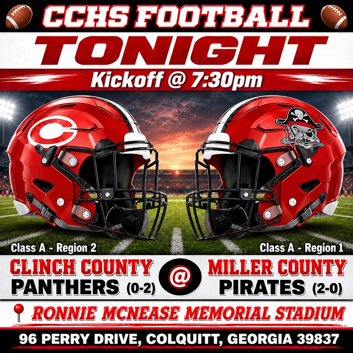 ccpanthernation's tweet photo. IT’S GAME DAY! 🏈🐈‍⬛🐾❤️🤍 #DefeatMiller https://t.co/r3Wq6luAaf