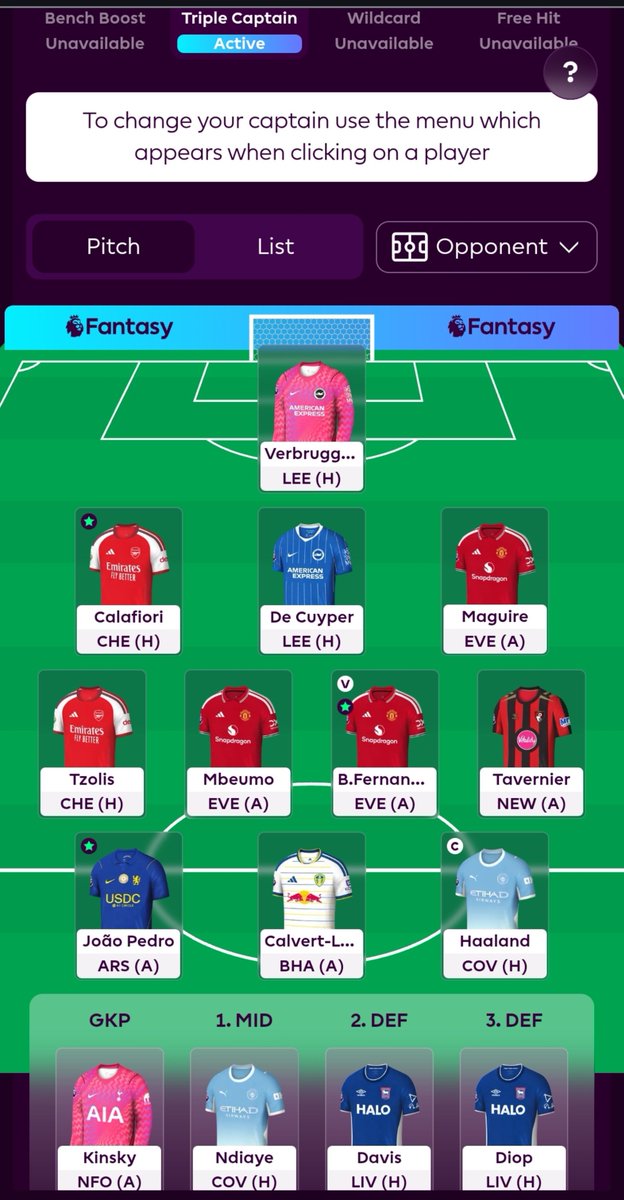 CommentatorFpl's tweet photo. GW3 team locked 🔒 
TC active Haaland ©️ 🚨 🚨 🚨 
Overall Points 163🔢
Overall Rank 845K 🌎 
#FPL #FPLCOMMUNITY #FPLSA🇿🇦 https://t.co/f41tn8Nz4j