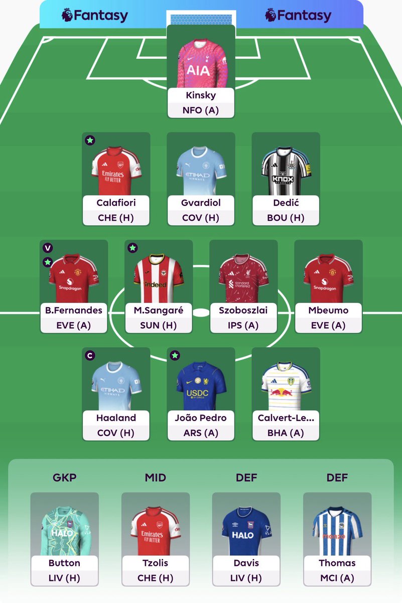 SoucekThisOut's tweet photo. GW3

Team Reveal 🔒

#FPLCommunity https://t.co/EUvFmmFAT0
