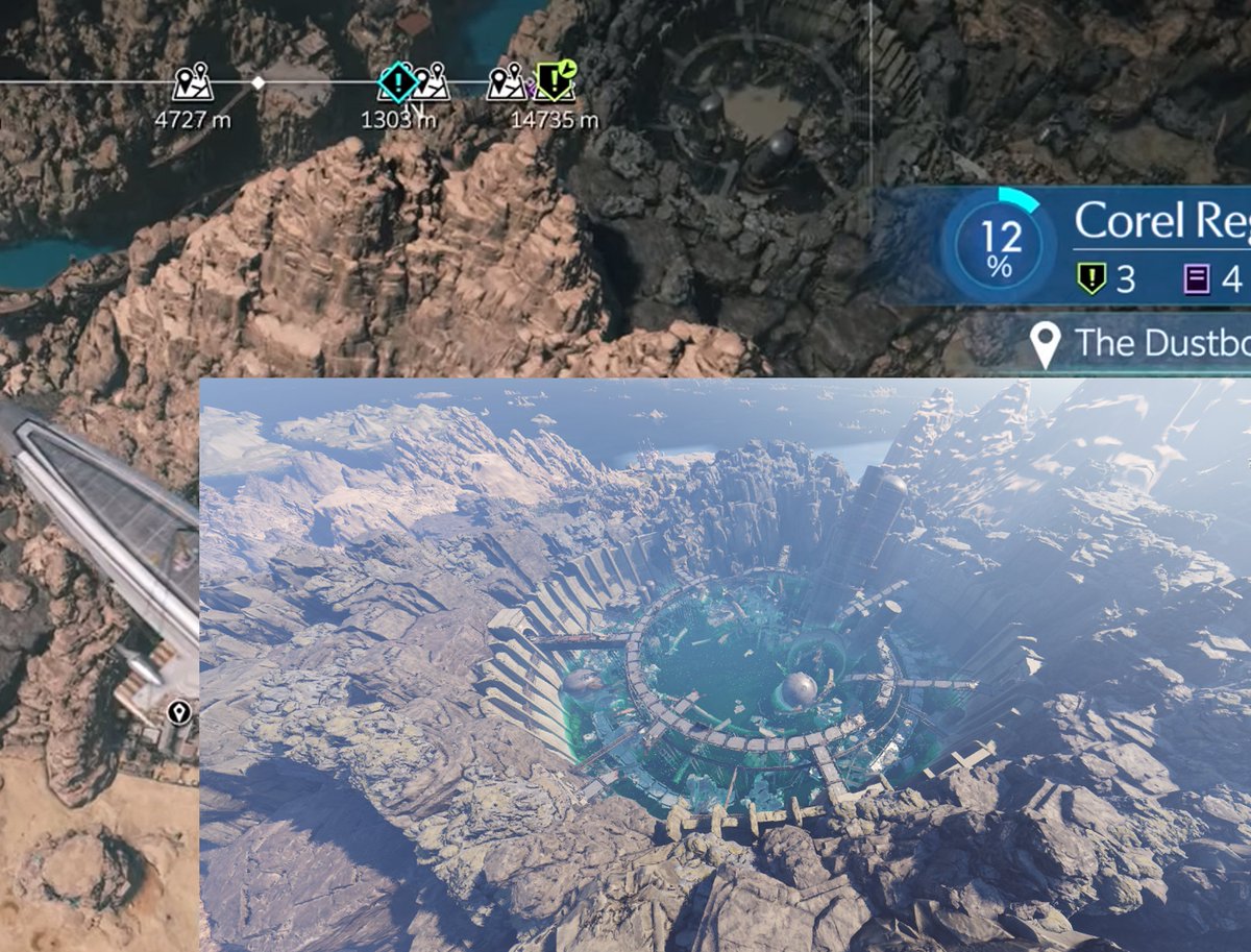 MonaShan7's tweet photo. Why is the Corel reactor dried up in FF7 Revelation? 🤔 https://t.co/Wy3kBWF5QM