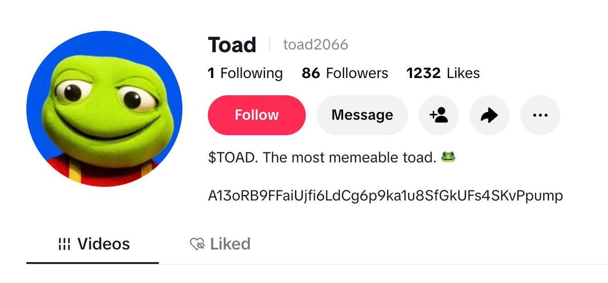 An_semz's tweet photo. https://t.co/RlKLxAlSQl

The more viral $TOAD gets, the more attention it captures - the brighter future and more brand value https://t.co/fWKDUgUQAl