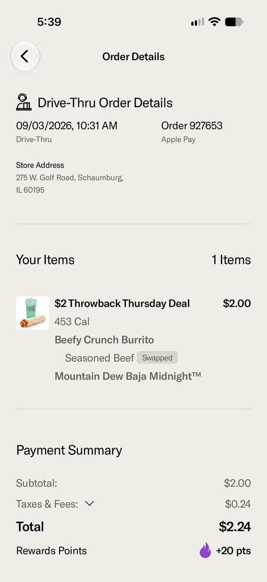 Chimex410's tweet photo. @tacobell How do I get my $2 back https://t.co/sWAvyXysr1