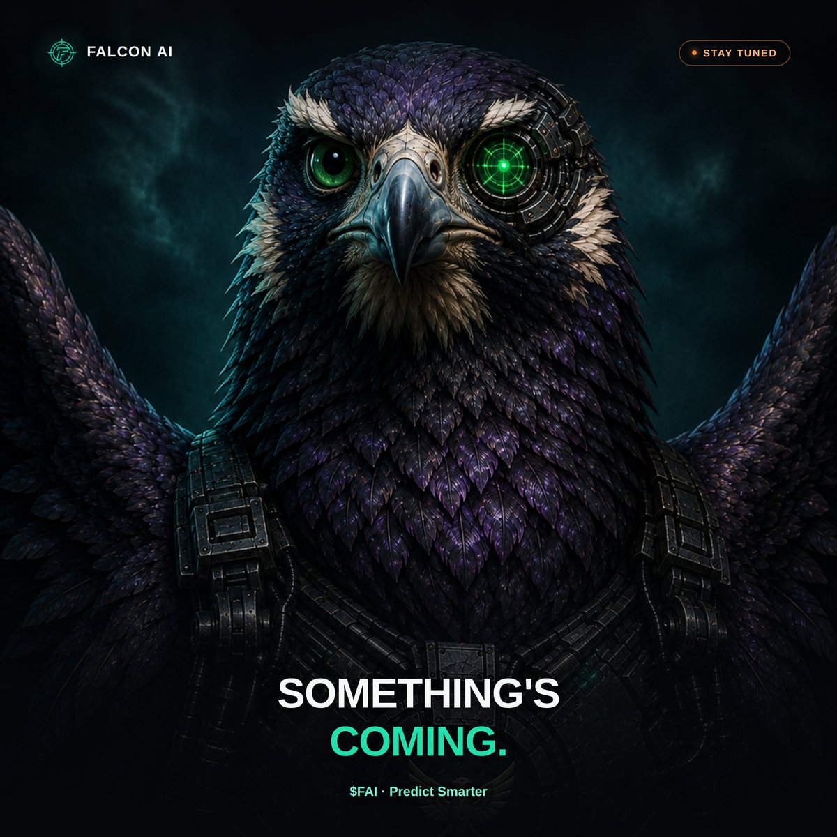 FalconAiPro's tweet photo. "Something's coming. 👀 Watch this space." https://t.co/UIpicLpIaT