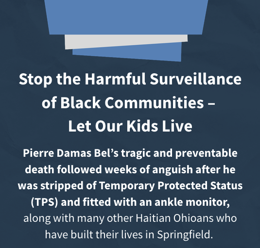 CLASP_DC's tweet photo. We mourn the death of Ohio student Pierre Damas Bel, 20, an aspiring doctor.

Pierre was one of +350k Haitian nationals whose legal status was revoked by the Trump admin, leaving them vulnerable to detention, deportation &amp; dehumanization. Our statement: https://t.co/syssfFIEKO https://t.co/fUgbwqNBsK