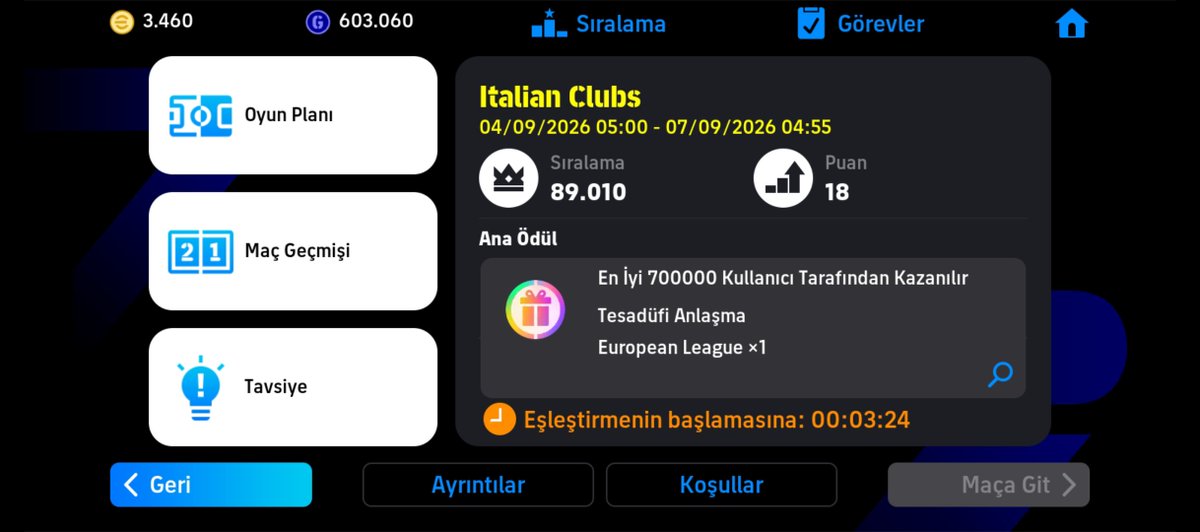 Kreklab's tweet photo. @Efootball_tr Devam edilirmi yoksa burdamı bırakayım https://t.co/PRgZjFkbDR