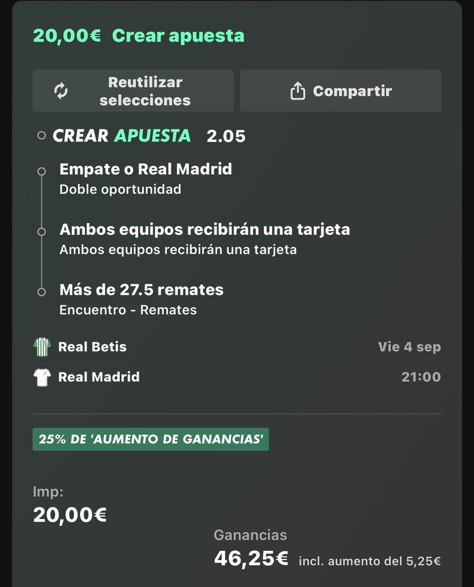 doncuotin's tweet photo. Vamos con esta bomba para el partidazo de esta noche. Pasaros por el canal de Telegram para no perderos ninguna de estas bombas.
#apuestas #deportivas #tipster #RealMadrid #RealBetis #Madrid #Betis

https://t.co/V2VqBoJs36 https://t.co/5ul4DDf7M9