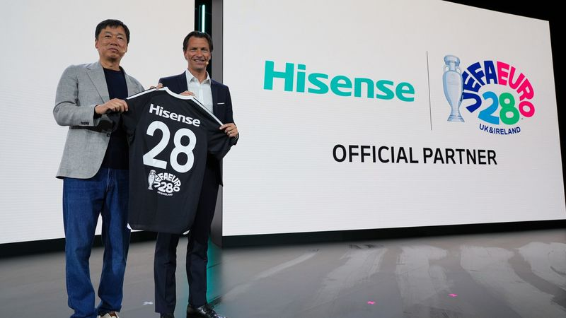 FootballBusNews's tweet photo. Hisense scales back UEFA deal as Strauss opens new refereeing category https://t.co/Afk9QOyVPr https://t.co/ikRZIPMI8M