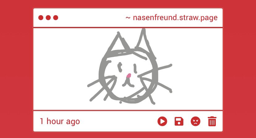 nasenfreund's tweet photo. I can finally receive drawings on my strawpage 😭🫶
AND THESE DRAWINGS ARE ALL SO CUTESY, I‘M CRYING 🙏 I am in loooove! https://t.co/w0lbnWpX3n