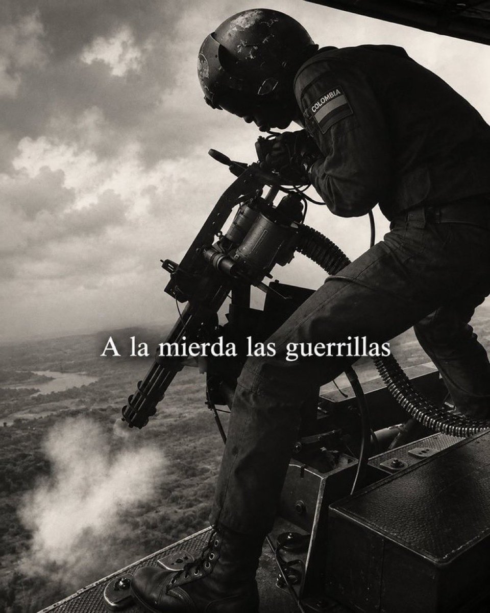 eduardomenoni's tweet photo. Apoyo al 100% que mi amigo el presidente @ABDELAESPRIELLA esté dado de baja a los guerrilleros narcoterroristas y criminales en Colombia 🇨🇴. Plomo y bombazos para ellos, con el terrorismo no se negocia.

¡Que orgullo siento por el Tigre y por Colombia, país hermano 👏!. https://t.co/ragh359Bf7