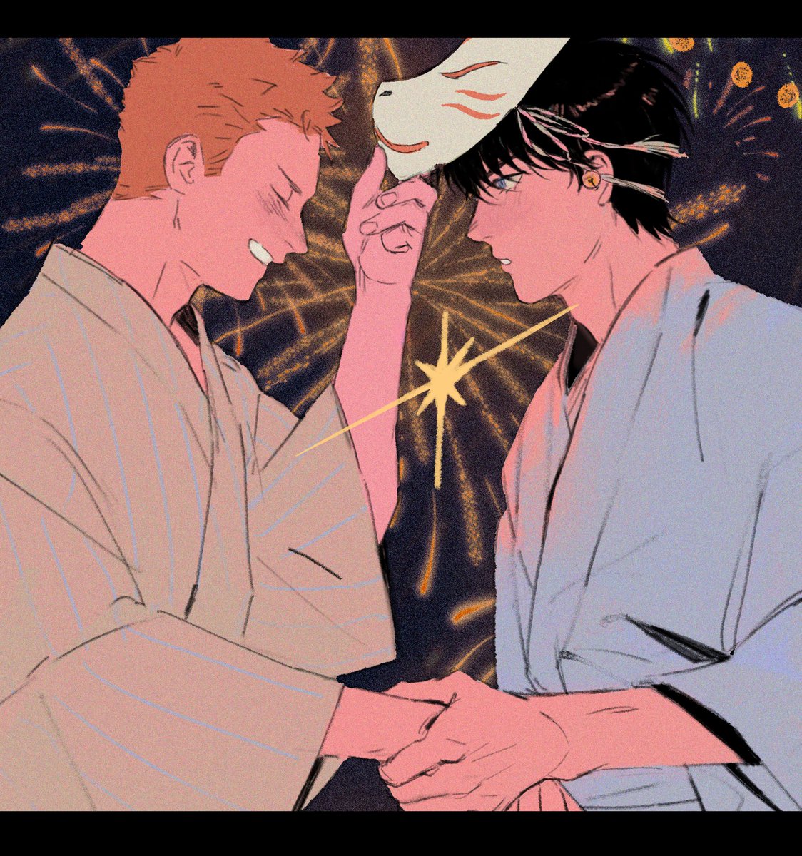 Asolablue's tweet photo. 🎇🎆

#流花 https://t.co/BGmrFSY2e2