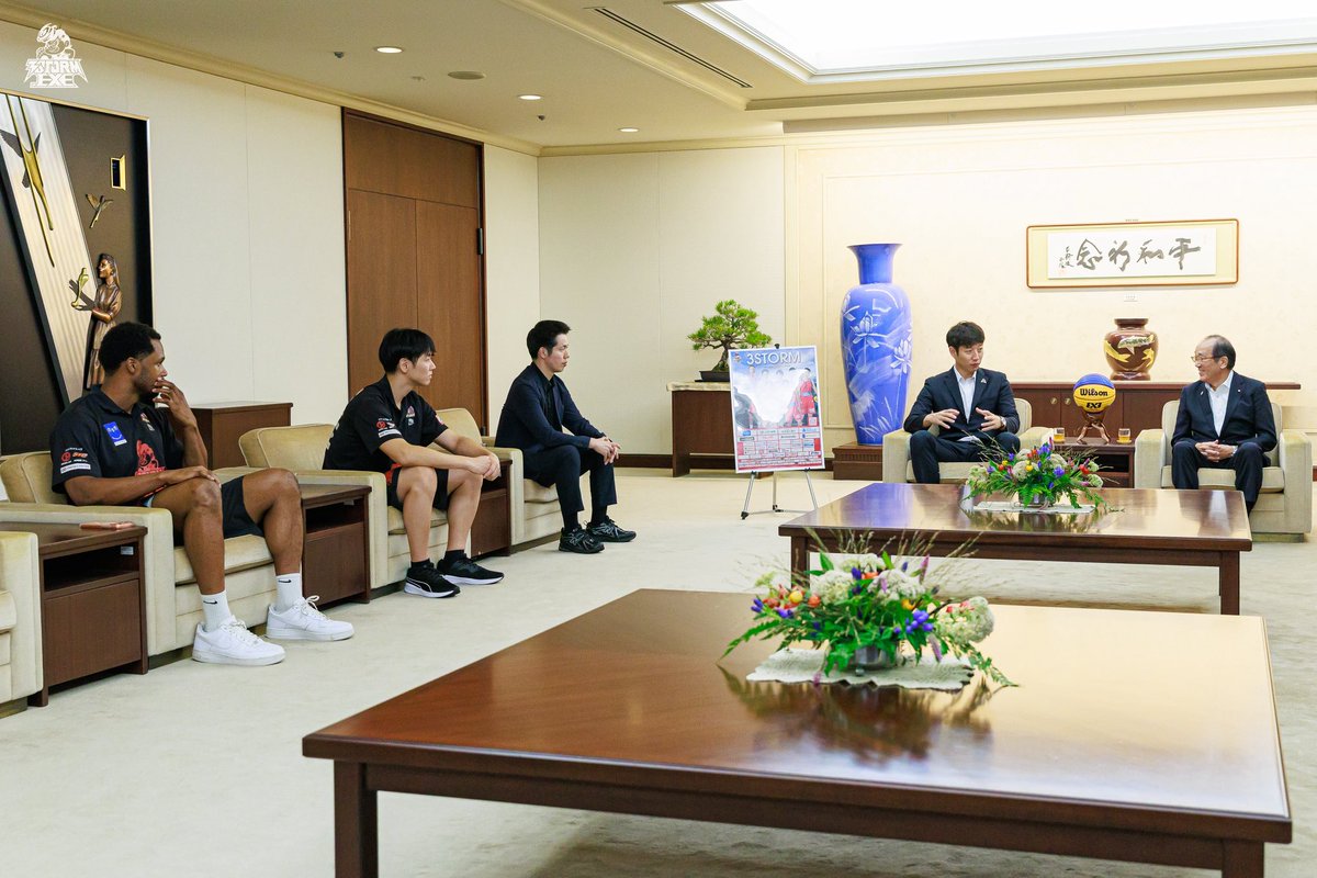 3STORM3x3's tweet photo. æ¬æ¥ã仲æ©å å¹³ãåç°å€®(#7)ããã¢ã³ãã»ãã©ãã¬ã³(#77)ãã¯ãã¹ã¹ããŒãããŒã±ãã£ã³ã°(æ ª)髿©ç仿§ãšãšãã«ãæŸäºäžå¯Šåžé·ã衚æ¬èšªåïŒ
å¹³åéœåžåºå³¶ãšã¹ããŒãã"ç«¶æãçµããã°ããŒãµã€ã"ãªã©ãåºå³¶ãªãã§ã¯ã®ã話ã䌺ããŸããâš
ããããšãããããŸããð
#3STORM #3x3EXE https://t.co/evsc01yLeP