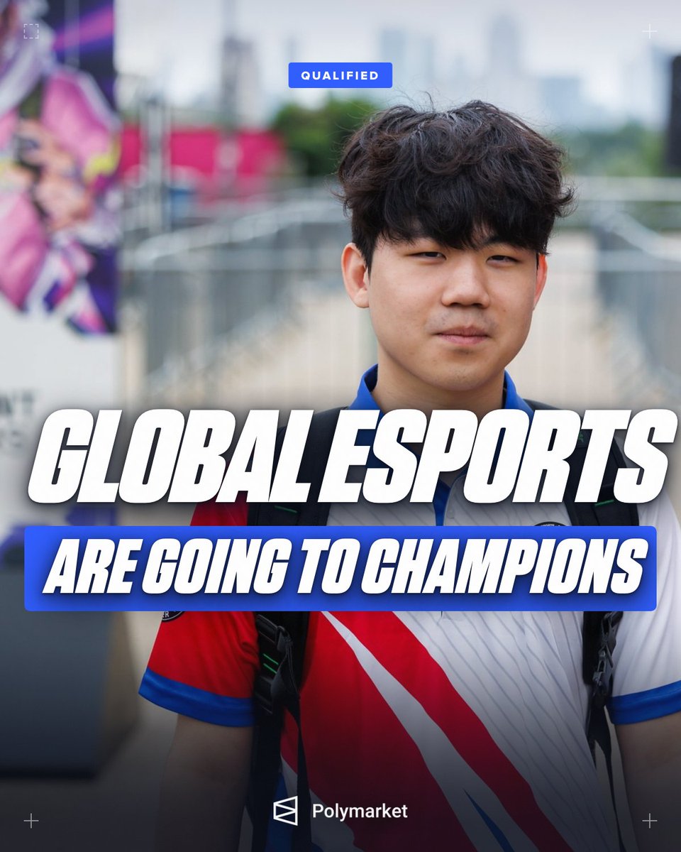 PolymarketVAL's tweet photo. QUALIFIED 🚨: Global Esports 🇮🇳 are going to Champions Shanghai 🏆

Their second international appearance of the year, and their first ever on the Champions stage https://t.co/xRX3wXBPcp