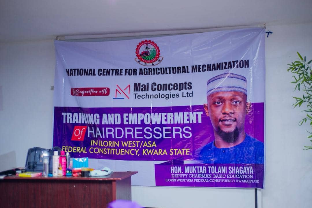 justeventsonlin's tweet photo. Shagaya Empowers Ilorin West/Asa Hairdressers with Skills, Tools, and Start-up Capital

In continuation of his commitment to youth empowerment and self-reliance, Hon. Muktar Tolani Shagaya has successfully concluded another 2-day intensive training program for selected hairdressers across Ilorin West/Asa Federal Constituency.

In a statement made available to Just Event Online TV by Shehu Suleiman Kayode , SA Media to Hon. Muktar Tolani Shagaya , Member representing Ilorin West/Asa Federal Constituency

The beneficiaries received training in modern hairdressing techniques and were subsequently empowered with professional hairdressing tools, equipment, and start-up capital support. This is aimed at enabling the smooth commencement and sustainability of their businesses while promoting economic independence.

The initiative was implemented in collaboration with the National Centre for Agricultural Mechanisation (NCAM) and Mai Concepts Technology. It aligns with the Renewed Hope Agenda of His Excellency, President Bola Ahmed Tinubu GCFR, and also reflects the commitment of His Excellency, Governor AbdulRahman AbdulRazaq CON, to human capital development and poverty alleviation in Kwara State.

Hon. Shagaya reaffirmed that his focus remains on empowering women, men, and youths of Ilorin West/Asa Federal Constituency to acquire valuable skills, become economically independent, and contribute meaningfully to the socio-economic development of the constituency.

In appreciation, the participants expressed gratitude to Hon. Shagaya for his consistent efforts in promoting initiatives on self-reliance, sustainability, and youth empowerment. They prayed to God to grant Hon. @MuktarShagaya his heart's desires, strengthen him, and grant him success in his ambitions.

"Leaders like Hon. Shagaya are rare. If we had more people like him, the world would be a better and fairer place where everyone can live with dignity and have something to fall back on, without depending on anyone for survival," they said.

He assured that his office will remain steadfast in supporting programs that uplift the people and foster collective growth and sustainable development.