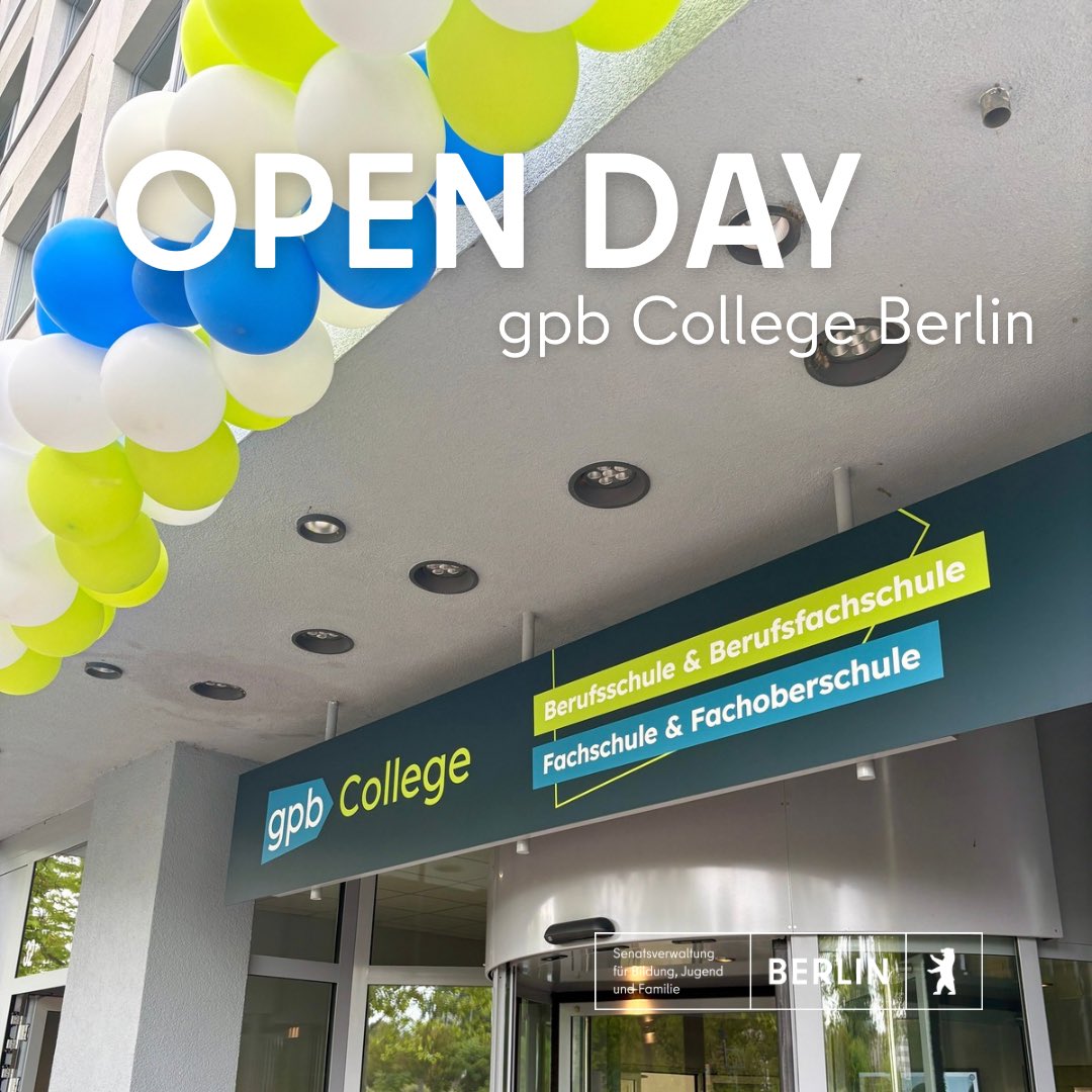 SenBJF's tweet photo. „An Schulen wird Zukunft gemacht. Das gilt besonders für berufliche Bildung“, betont Senatorin Katharina Günther-Wünsch heute bei der Eröffnung des neuen Standorts des GPB College in Prenzlauer Berg. Hier finden rund 600 Lernende ab sofort moderne Räume für ihre Ausbildung. 1/2 https://t.co/HX1BrAuXt1