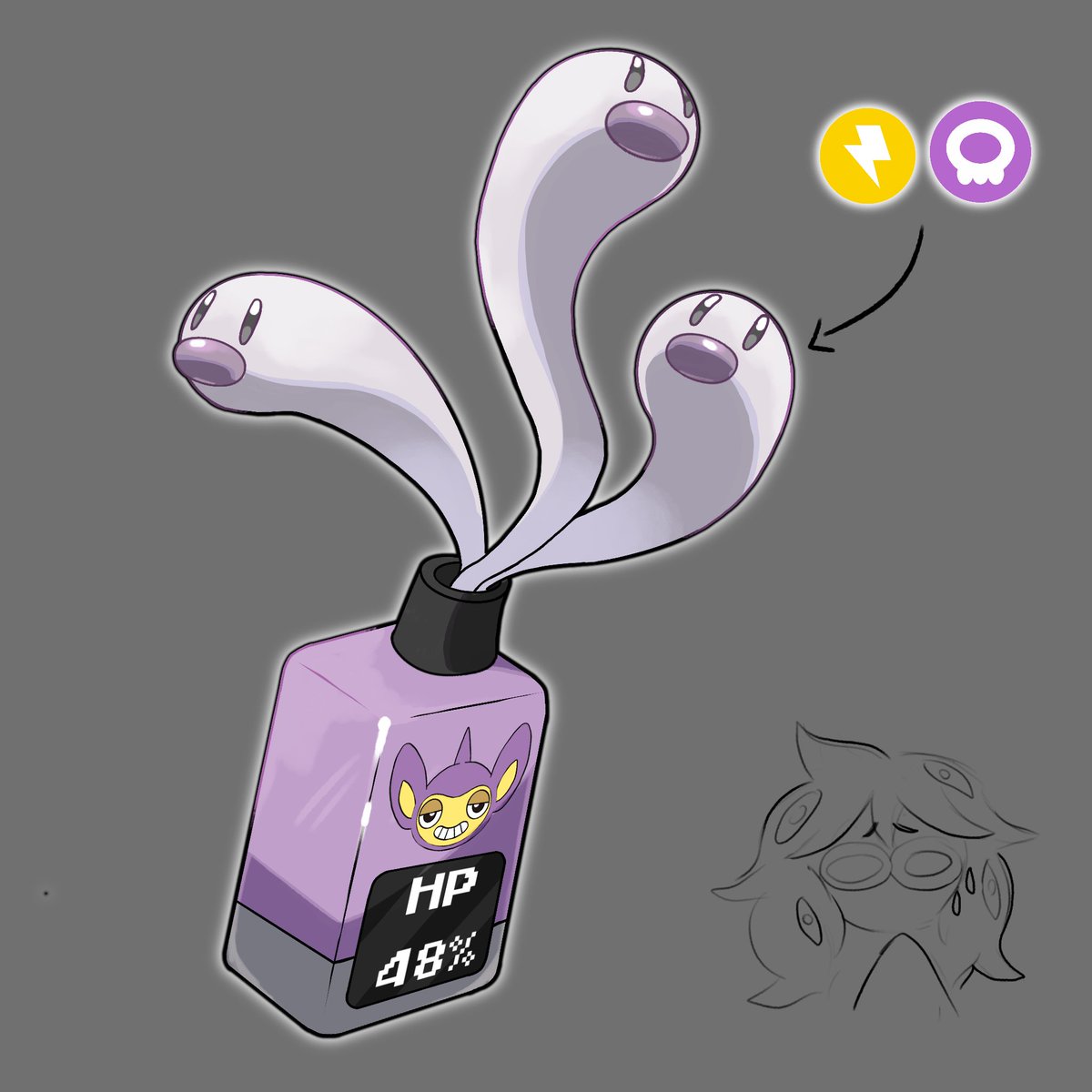 cursedeya's tweet photo. I lied again I only smoke vapes 
#fakemon #pokemonㅤㅤㅤ https://t.co/epPKFJ037I