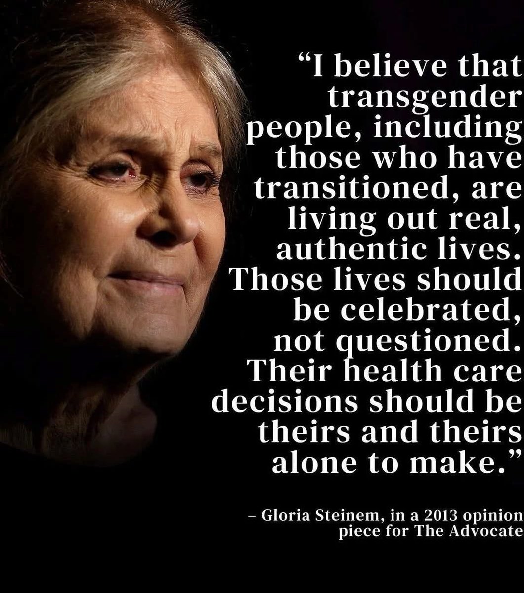 RachaelUnedited's tweet photo. #GloriaSteinem #feminism #feminism https://t.co/LGpZrwhd1t