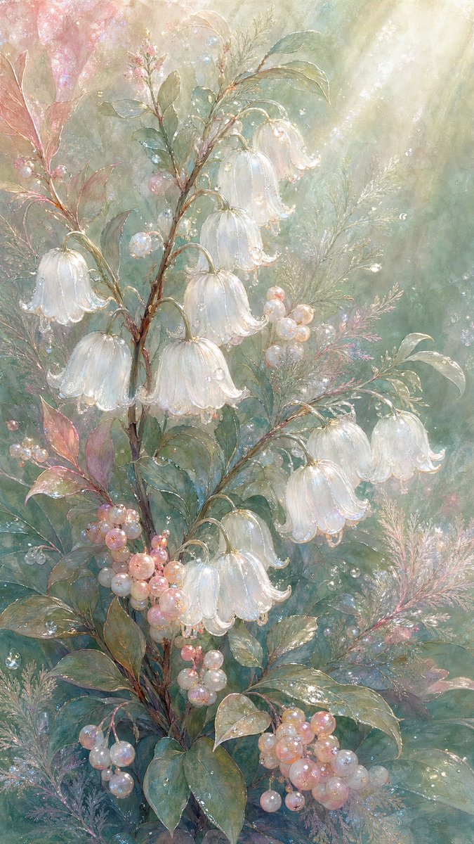 Light and Petals Illustration