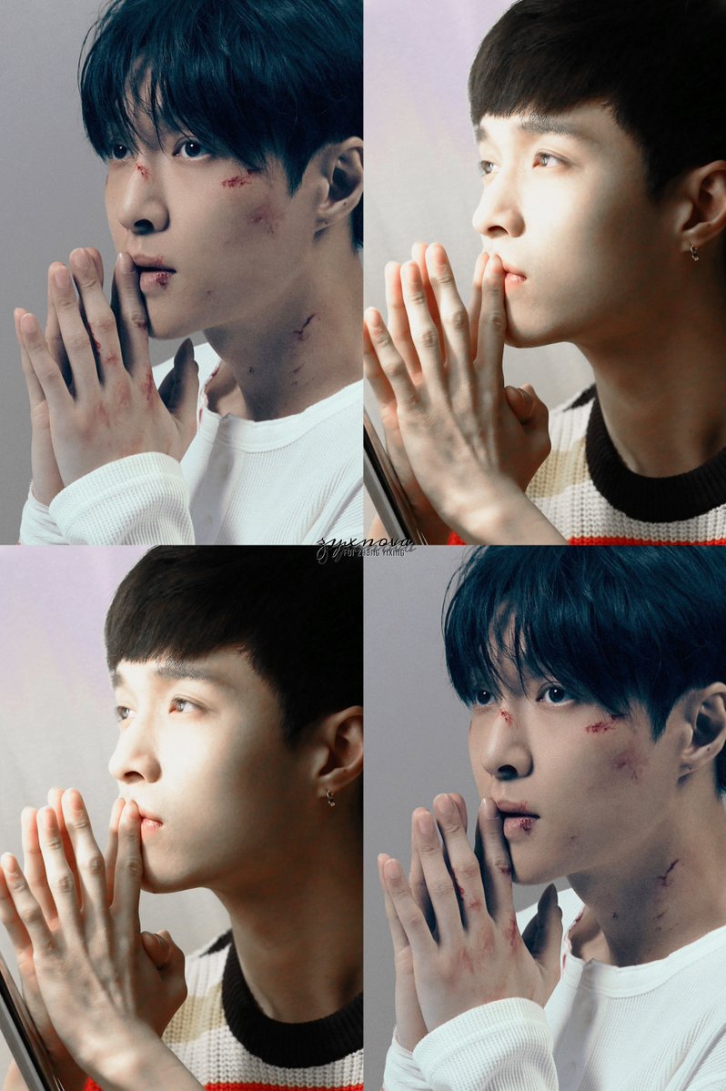 zyxnova's tweet photo. yixing in 2015 vs. yixing in 2025 https://t.co/cqcusMgMMF